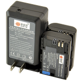 DSTE 2pcs LP-E6 Li-ion Battery + DC88 Charger for Canon